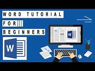 Video thumbnail for MICROSOFT WORD 365 TUTORIAL BASICS FOR BEGINNERS