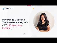 Video thumbnail for Difference Between Take Home Salary and CTC | Know Your Income!