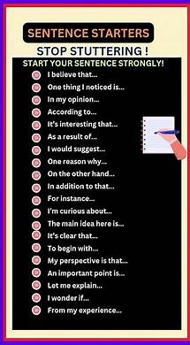 Video thumbnail for 20 Powerful Sentence Starters to Boost Your English