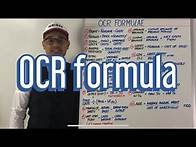 Video thumbnail for OCR formula to learn - GCSE Business