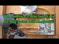 Video thumbnail for How to Wire a 3-Way switch and a 3-Way Switch with Receptacle