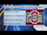 Video thumbnail for 2023 Ohio State Football Schedule Released