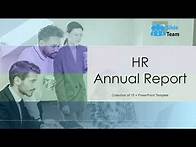 Video thumbnail for HR Annual Report Powerpoint Ppt Template Bundles