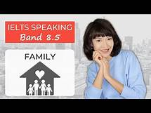 Video thumbnail for IELTS Speaking Part 1 | FAMILY | Sample answers and vocabulary