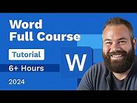Video thumbnail for Word Full Course Tutorial