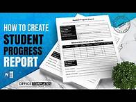 Video thumbnail for How to Make Student Progress Report in MS Word | DIY Tutorial
