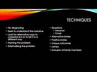 Video thumbnail for Theories of Counseling - Narrative Therapy