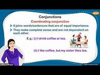 Video thumbnail for Grade 7 English - Conjunctions