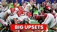 Video thumbnail for College Football Rankings After AP Poll For Week 6: Alabama and Georgia’s Upset Losses Renders Big Movement in Latest Rankings