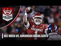 Video thumbnail for Ole Miss Rebels vs. Arkansas Razorbacks | Full Game Highlights