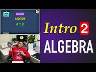 Video thumbnail for 11 plus maths Algebra Basics: Introduction to algebra - Part2 | Lessonade