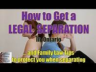 Video thumbnail for How to Get a Legal Separation in Ontario