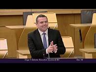 Video thumbnail for Stage 1 Debate: Education (Scotland) Bill - 18 December 2024