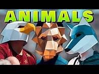 Video thumbnail for How to make Animal Masks with Paper or Cardboard in 3D | 12 DIY Printable Templates