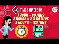 Video thumbnail for Time Conversion (Hours | Minutes | Seconds) Math - Tutway