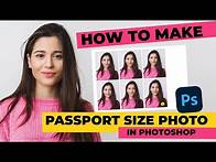 Video thumbnail for How to Make a Passport Size Photo in Photoshop: The Quick and Easy Way