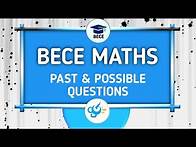 Video thumbnail for BECE 2025 | Junior WAEC Mathematics Past & Key Questions & Answers