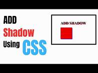 Video thumbnail for 🔥 How to Add Shadow Using CSS – Make Your Elements Stand Out! 🚀