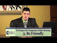 Video thumbnail for Preparing for a Temporary Order Hearing in Texas - Dallas Attorney Eric Engel