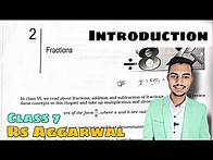 Video thumbnail for Rs Aggarwal Class 7 Chapter 2 || Fractions Introduction || Cbse || MD Sir Class 7