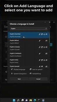 Video thumbnail for How to Change System Language on Windows 11