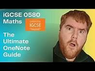 Video thumbnail for iGCSE 0580 Maths: The Ultimate OneNote Guide