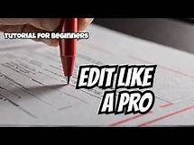 Video thumbnail for My Top PROOFREADING Tips for Beginners to Edit Like a Pro