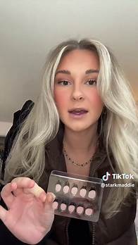 Video thumbnail for Best Press On Nails Review: Glamnetic Nail Glue and Esthetician Approved