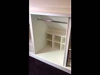 Video thumbnail for Sliding wardrobe fitted in a dormer style home