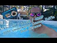 Video thumbnail for Underwater Camera 4K Video 48MP Foto WDC901, Waterproof, Dual Screens - Full Review