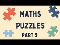 Video thumbnail for Maths Puzzles with Answers Part 5