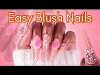 Video thumbnail for Best Polygel for Beginners 💅 | Easy Blush Nails with Glitter ✨ & Pearls 💖