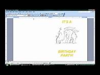 Video thumbnail for How to Make Folded Invitations With Microsoft Word : Microsoft Office Software