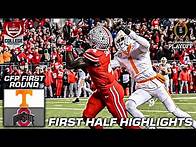Video thumbnail for CFP First Round HALFTIME HIGHLIGHTS: Tennessee Volunteers vs. Ohio State Buckeyes | ESPN CFB