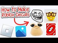 Video thumbnail for How to Make and Upload Decals on Roblox! (2024)