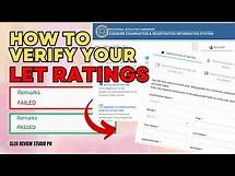 Video thumbnail for HOW TO VERIFY YOUR RATING IN PRC BOARD EXAM | PRC LERIS WEBSITE