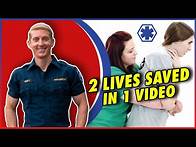 Video thumbnail for How To Save Someone Who Is Choking (And Yourself If Alone) Heimlich Maneuver | Paramedic Approved
