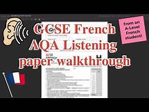 Video thumbnail for GCSE French Listening Paper Walkthrough [AQA Higher]