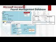 Video thumbnail for How to create Employee salary / Payroll management database in Microsoft Access | Payslip module