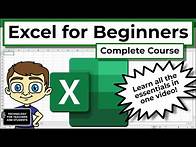 Video thumbnail for Excel for Beginners - The Complete Course