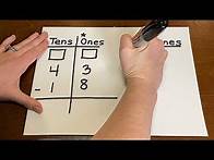 Video thumbnail for 2-Digit Subtraction - Model & Record