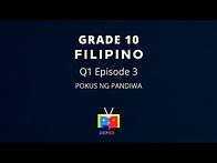 Video thumbnail for Grade 10 Filipino Q1 Ep3: Pokus ng Pandiwa