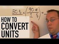 Video thumbnail for How to Convert Units - Unit Conversion Made Easy
