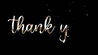 Video thumbnail for Digital animation of Thank You text on Stacked Typography Text Animation. Thank you video footage