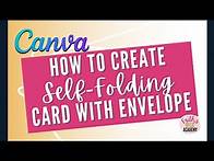 Video thumbnail for Create Printable Party Invitation With Self-folding Envelope in Canva