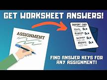 Video thumbnail for How to Get Answers to ANY Worksheet! | Find Assignment Answer Keys (2025)