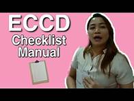 Video thumbnail for ECCD Checklist/ Manual