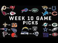 Video thumbnail for Week 10 NFL Game Picks | NFL