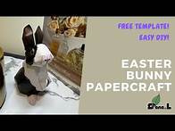 Video thumbnail for Easy DIY Easter Bunny Papercraft | Printable Template & Step-by-Step Tutorial! ✂️🎨