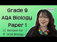 Video thumbnail for Grade 9 | AQA Biology Paper 1 | Cell biology | Exam Revision